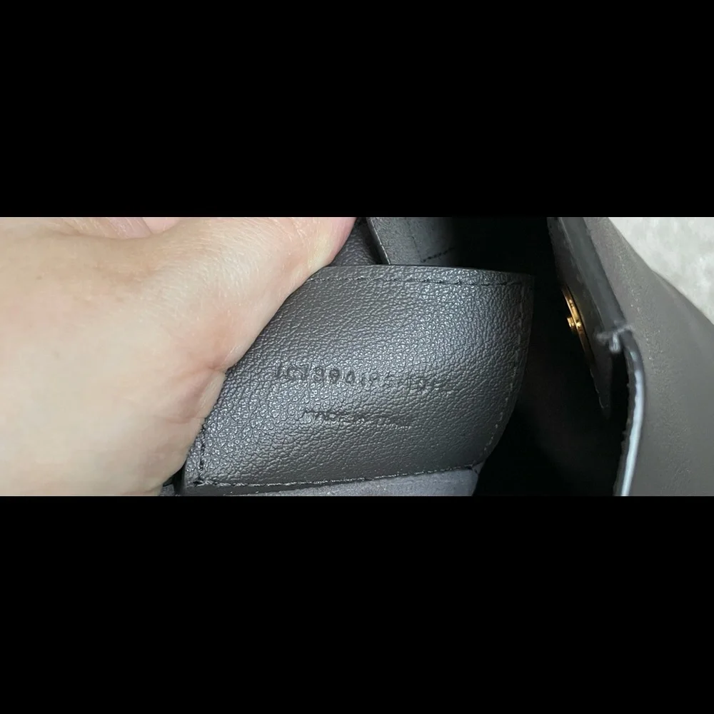 YSL Yves Saint Laurent grey tote with pouch - Picture 9 of 16